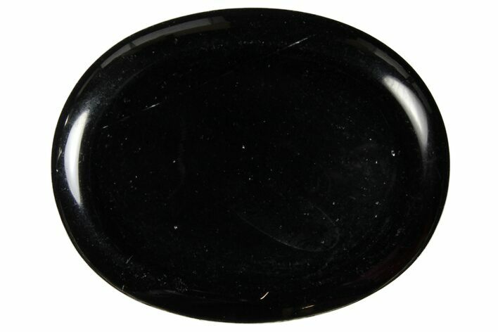 1.9" Polished Black Obsidian Worry Stones  - Photo 1